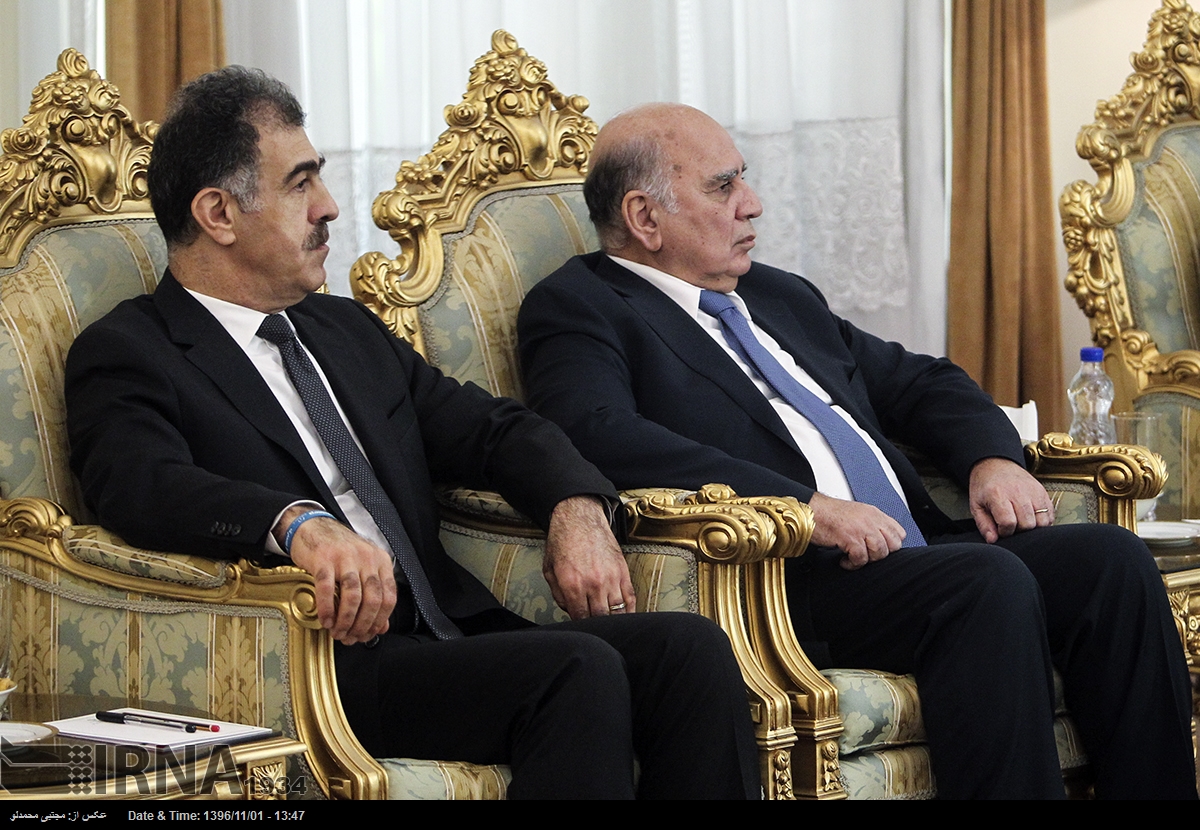 بارزاني يلتقي شمخاني – صورة من إرنا