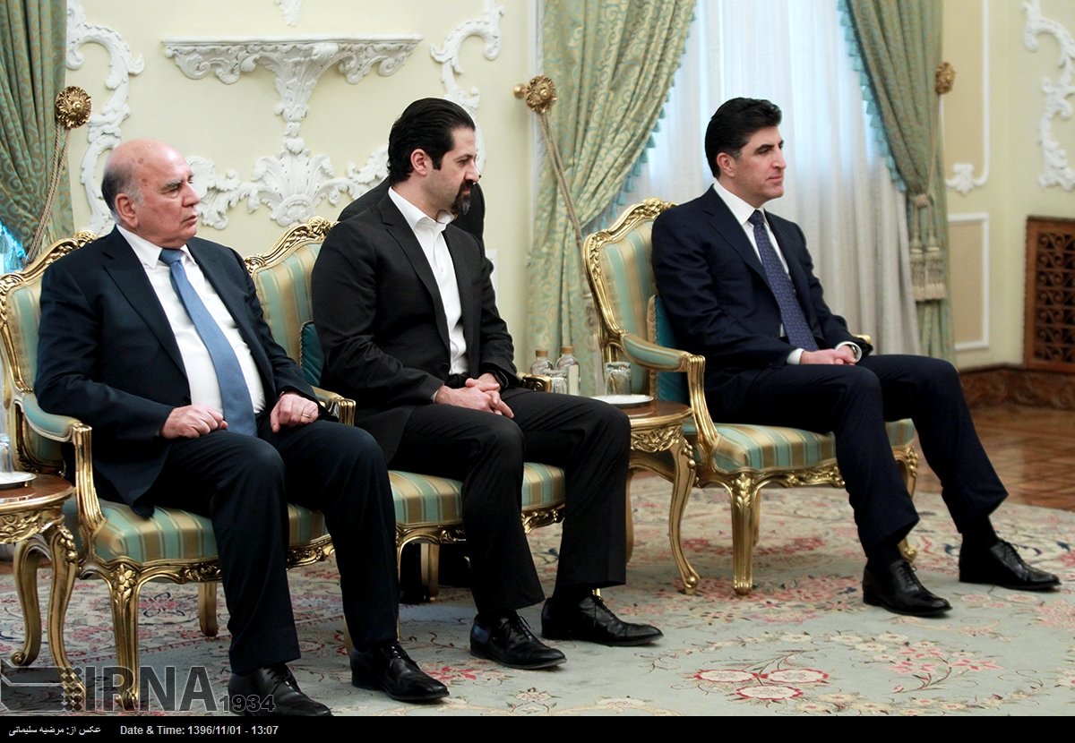 نێچیرڤان بارزانی و حەسەن روحانی كۆبوونەوە