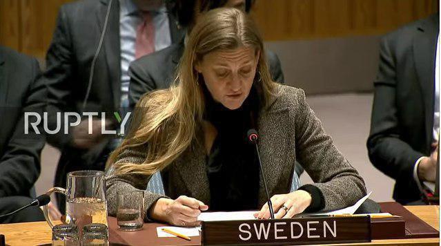 هلنا سانگلند سفیر سوئد در سازمان ملل