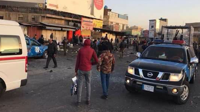 وقع التفجير في ساعة مبكرة من الصباح - صورة تداولها ناشطون على الانترنت