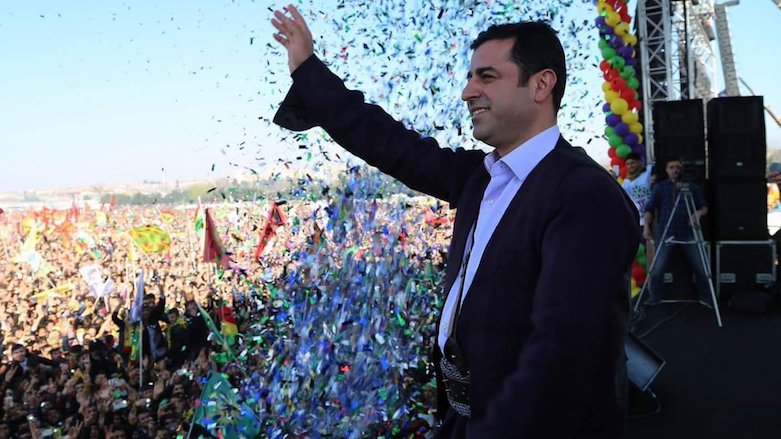 HDP's former Co-leader Selahattin Demirtas during a Kurdish New Year (Newroz) celebration in Diyarbakir. (Photo: HDP)