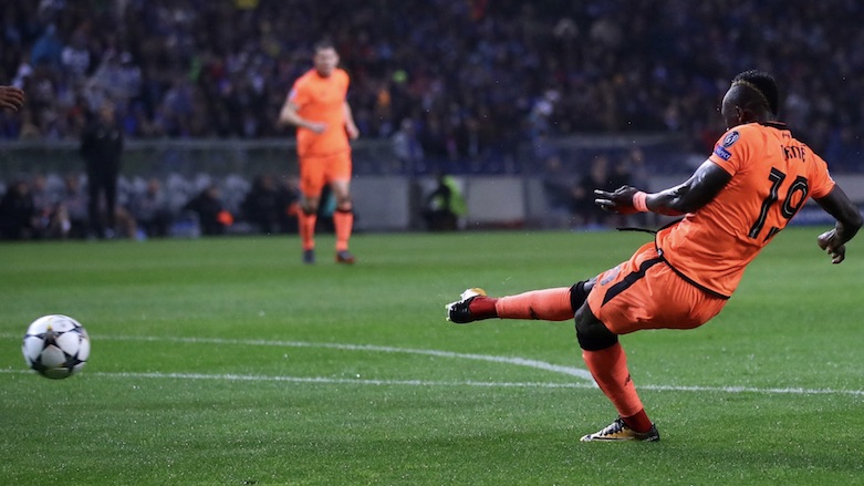 Liverpool forward Sadio Mane opens the scoring for his side. (Photo: UEFA)