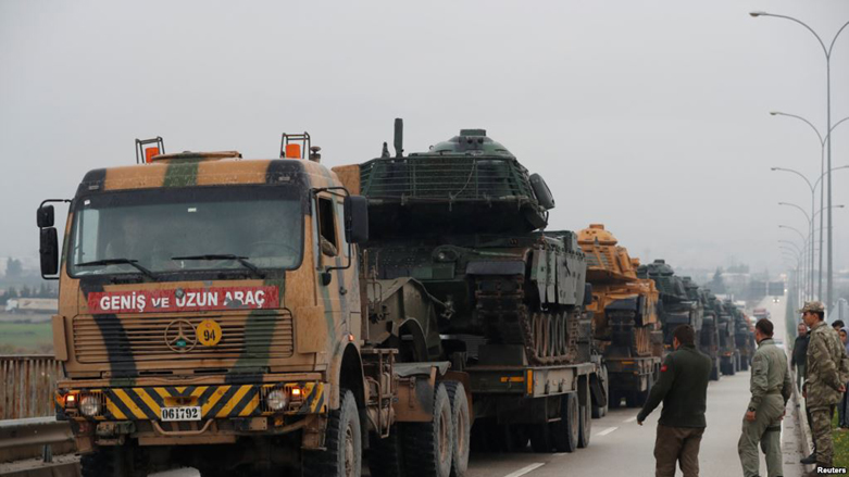 Artêşa Tirkiyê hêzeke zêdetir ji bo Efrînê dişîne 
