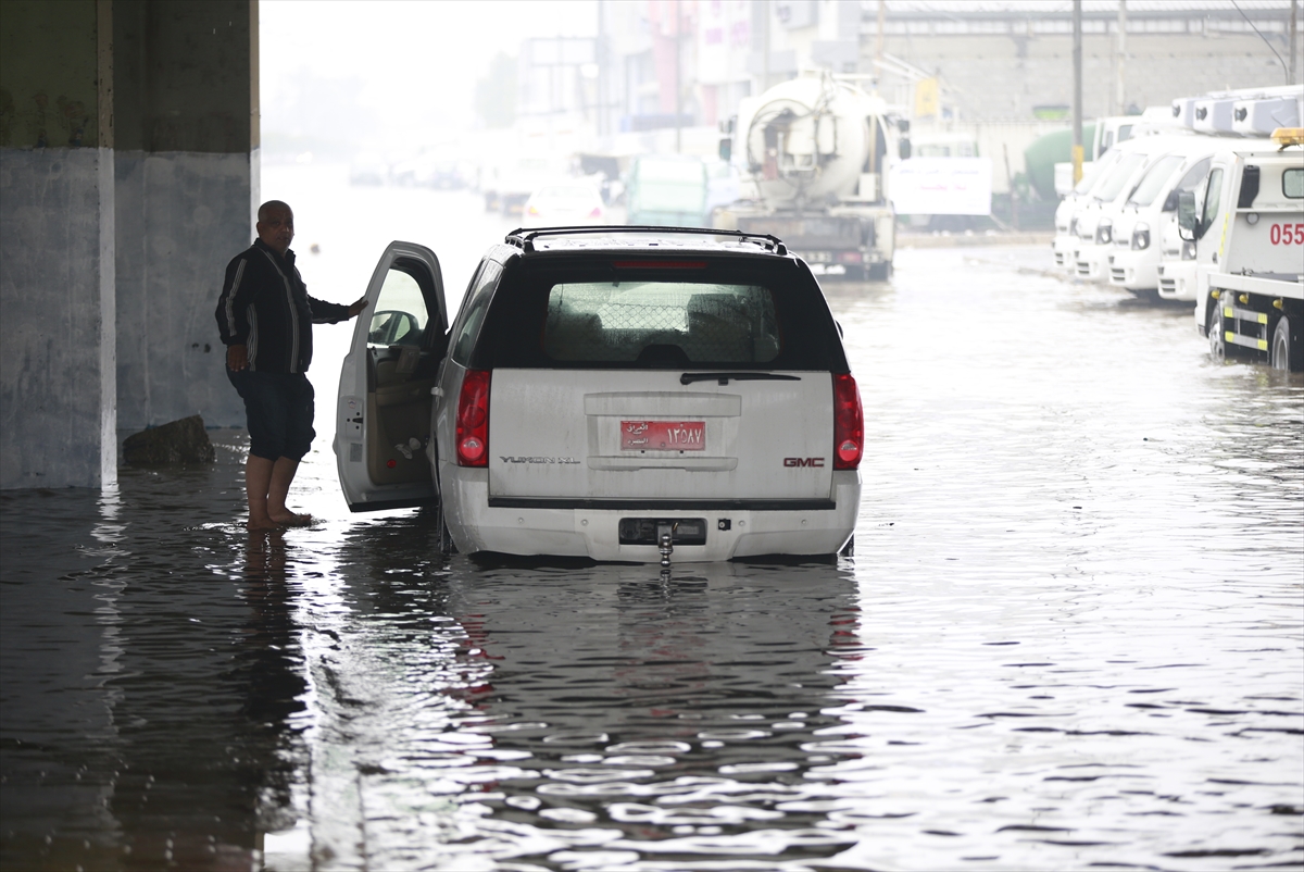 Heavy rainfall floods different cities in Iraq. (Photo: Social Media)