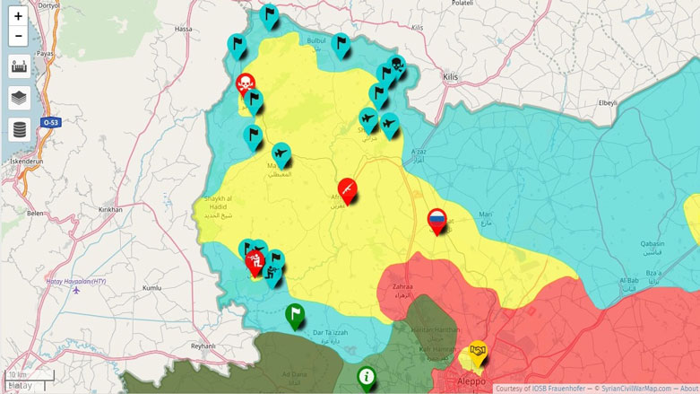 Nexşeya şerê li Efrînê / 26.02.2018