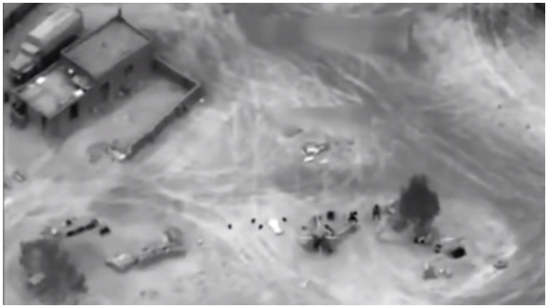 Amerîka tankeke din li Dêra Zorê jinav dibe