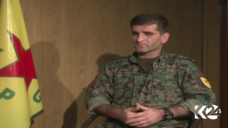 People's Protection Units (YPG) spokesperson Brusk Heseke during an interview with Kurdistan 24, March, 12, 2018. (Photo: Kurdistan 24)