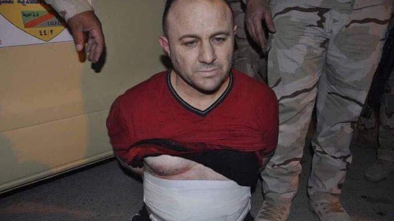 A photo of the IS member apprehended by Iraqi security forces after the rescue of a 14-year-old Ezidi teenager, March 28, 2018. (Photo: Baghdad Operations Command)