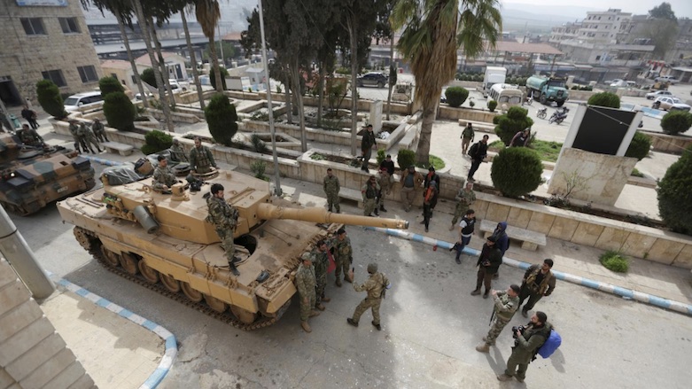 Turkish forces and Free Syrian Army (FSA) are deployed in Afrin, Syria, March 18, 2018. (Photo: Reuters/Khalil Ashawi)