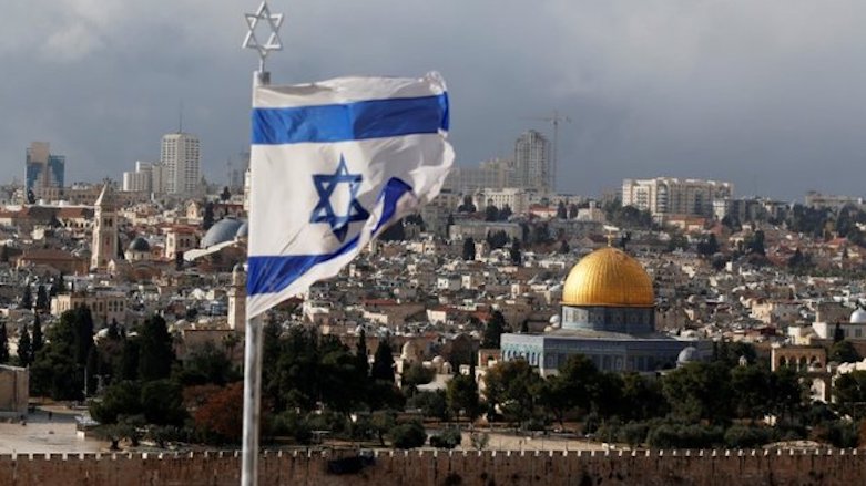 An Israeli flag seen near the Dome of the Rock, located in Jerusalem's Old City on the compound known to Muslims as Noble Sanctuary and to Jews as Temple Mount, Dec. 6, 2017. (Photo: Reuters)