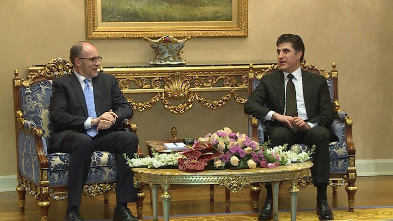 Nêçîrvan Barzanî û balyozê Amerîka li Iraq behsa vejandina abûriya Herêmê kirin