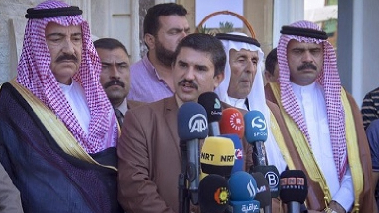 المتحدث باسم تجمع العشائر العربية في نينوى مزاحم الحويت (صورة ارشيفية)