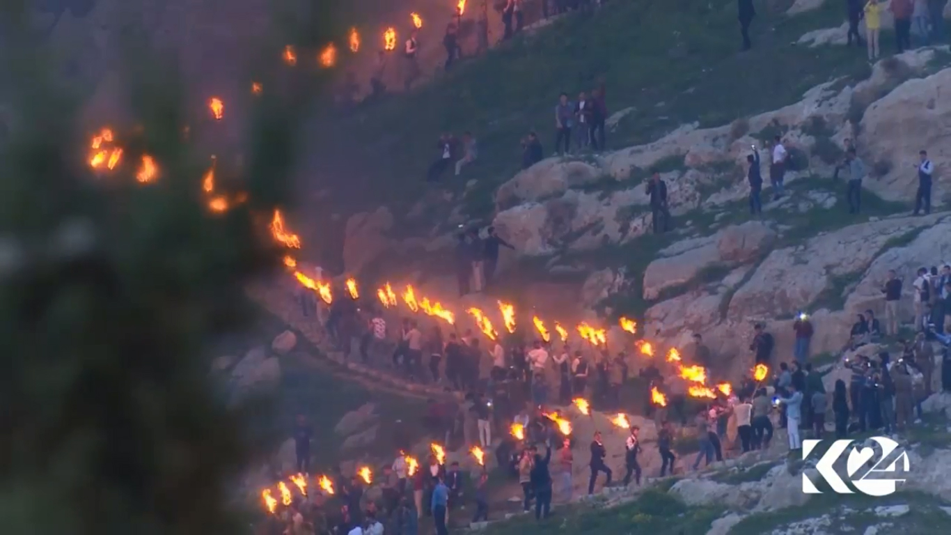 بالصور.. كوردستان تزدهي بألوان نوروز وكركوك وعفرين 
