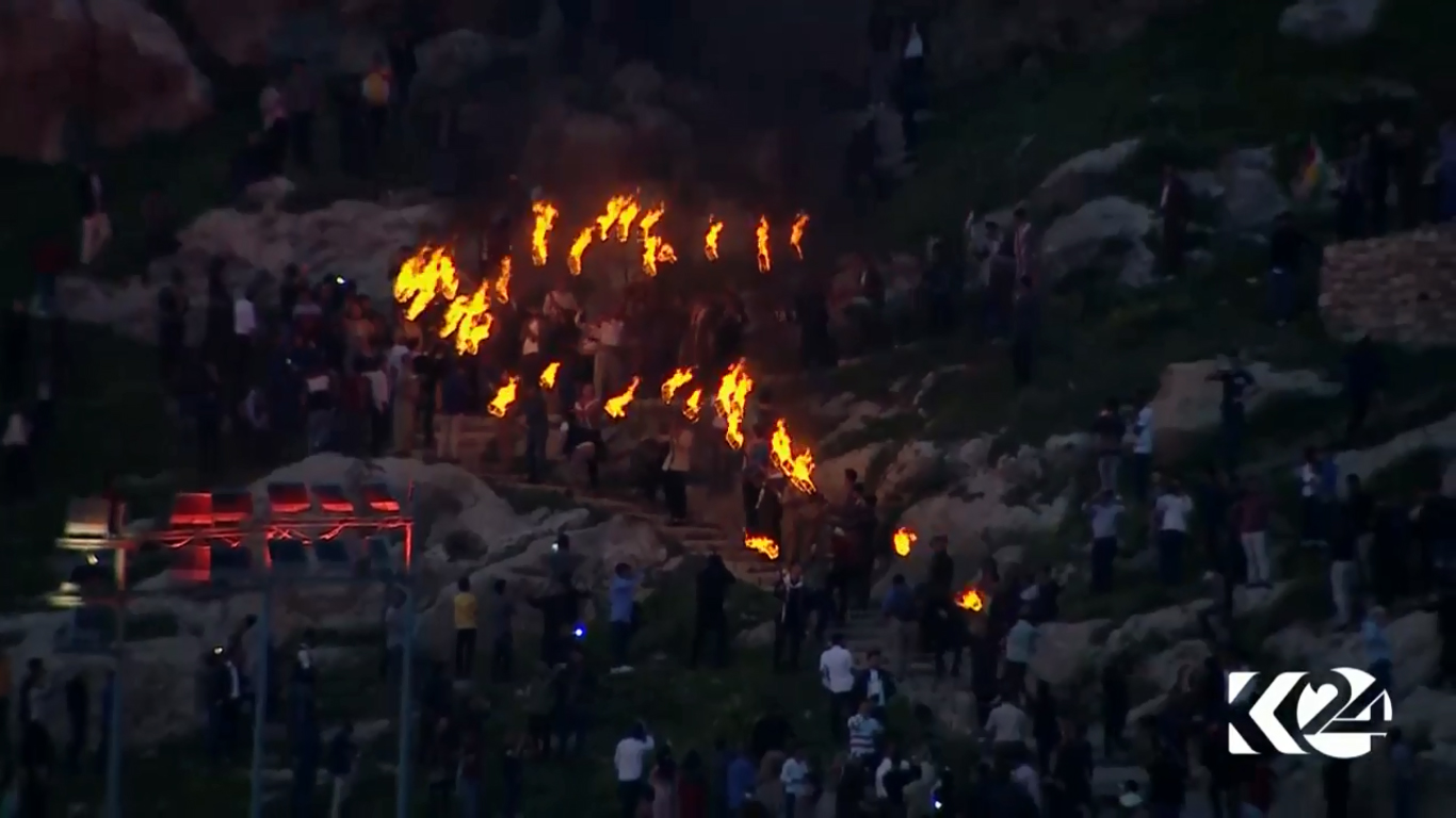 بالصور.. كوردستان تزدهي بألوان نوروز وكركوك وعفرين 