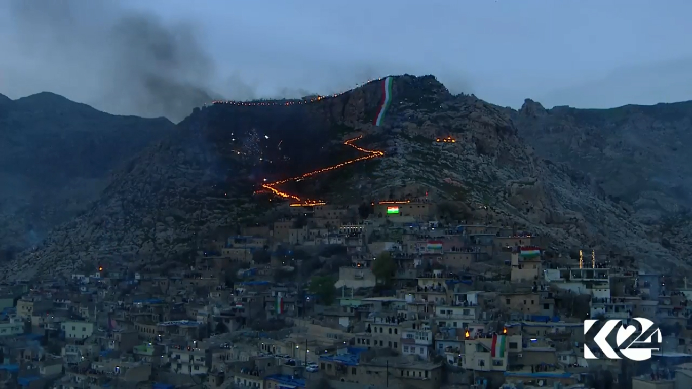 بالصور.. كوردستان تزدهي بألوان نوروز وكركوك وعفرين 