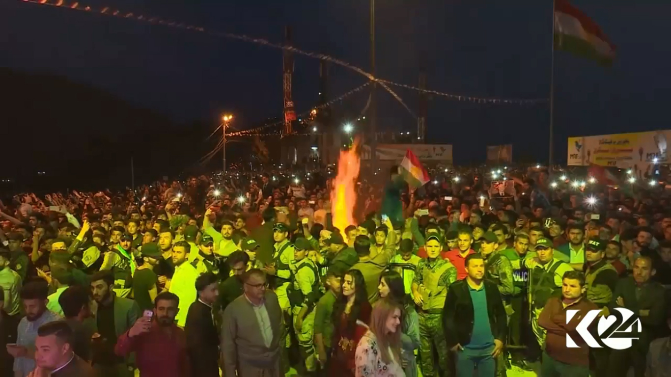 بالصور.. كوردستان تزدهي بألوان نوروز وكركوك وعفرين 