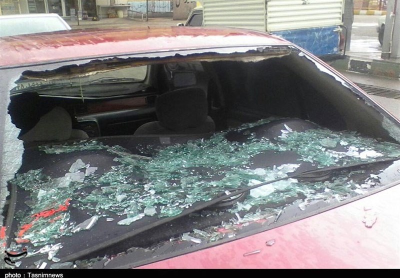 بارش تگرک به اندازه تخم مرغ در کرمانشاه