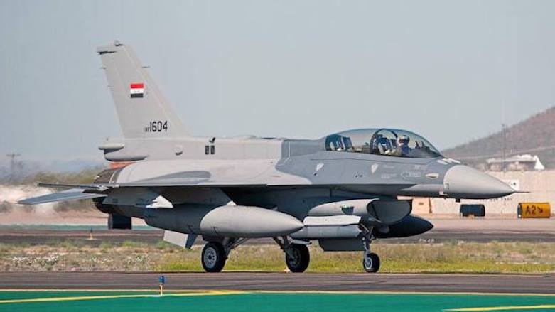 An archive photo of an Iraqi army warplane. 