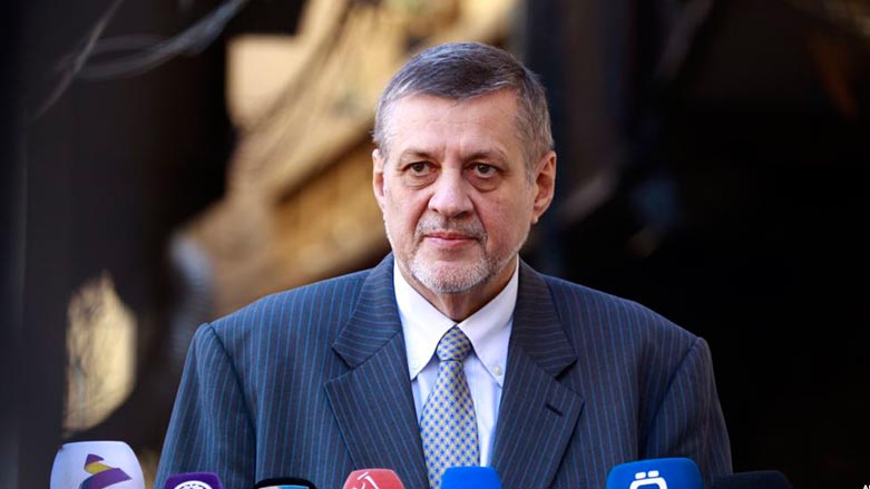 نوێنه‌رى سكرتێرى گشتى نه‌ته‌وه‌يه‌كگرتووه‌كان له‌ عێراق سه‌ره‌خۆشى له‌ نێچيرڤان بارزانى ده‌كات