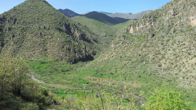 One of the mountainous areas of the Kurdistan Region on the Turkish border. (Photo: Archive)