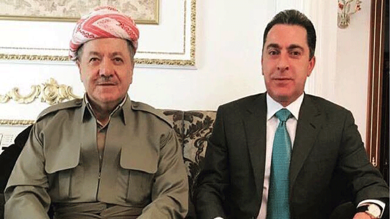 Dilovan Idrîs Barzanî, li gel serok Mesûd Barzanî