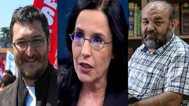 Turkish academics under fire: Political scientist Koray Caliskan, historian Ayse Hur, and theologian Ihsan Eliacik. (Photo: Caliskan, DHA)