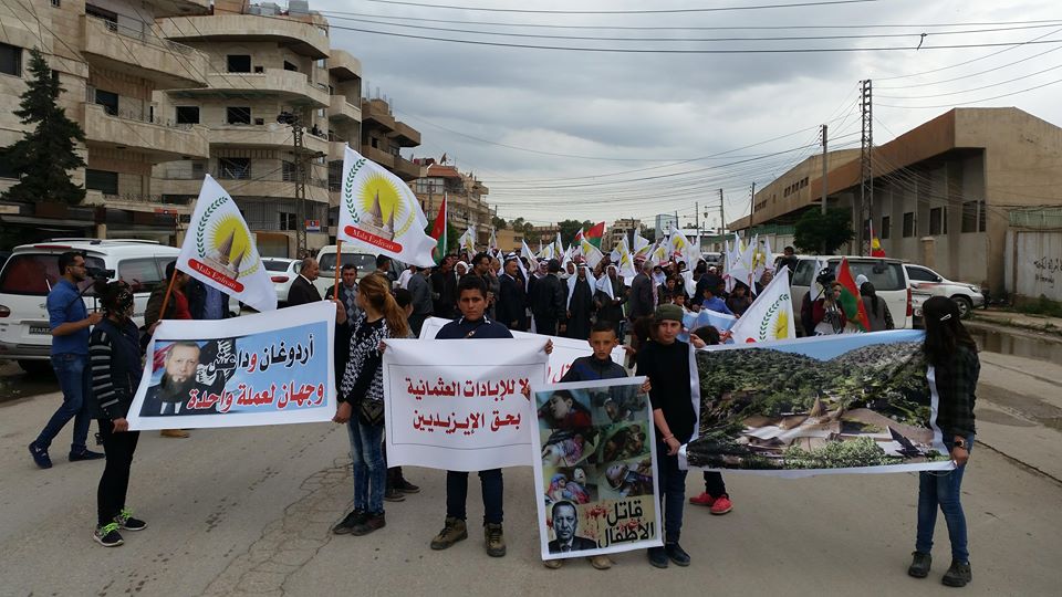 بالصور.. الايزيديون يدقون ناقوس الخطر و مخاوف من سيناريو 