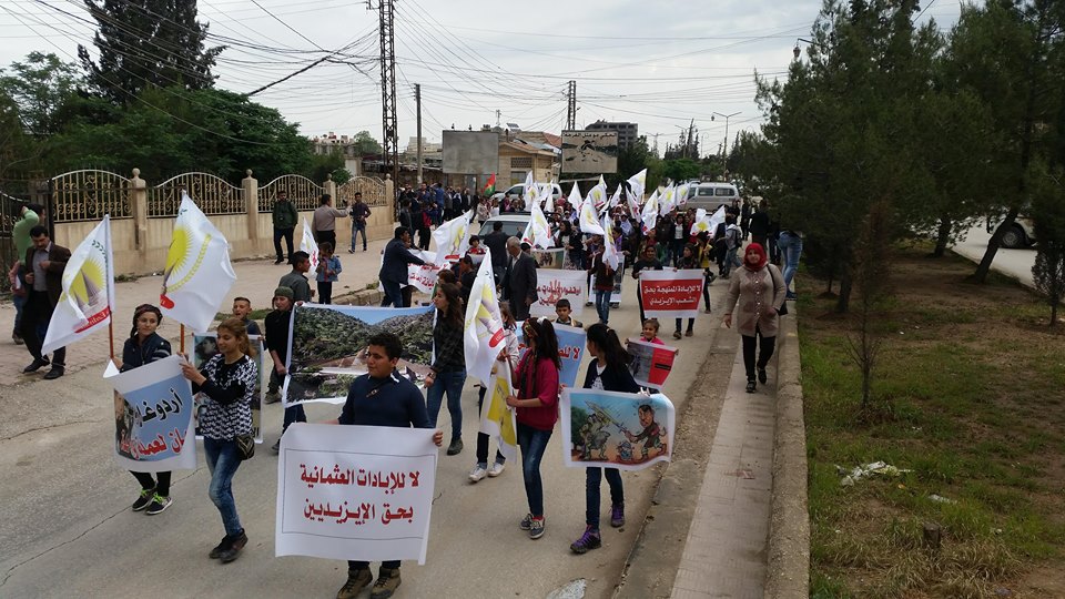 بالصور.. الايزيديون يدقون ناقوس الخطر و مخاوف من سيناريو 