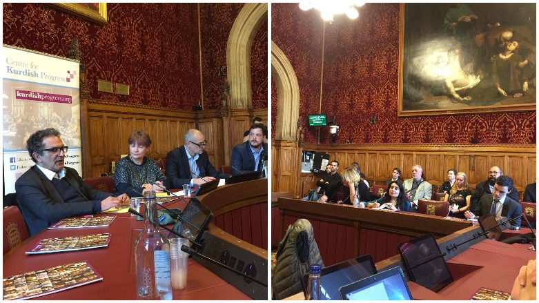 The UK-based Centre for Kurdish Progress held a public forum with British Lords and Parliament Members who praised the democracy in Syrian Kurdistan, May 1, 2018.
