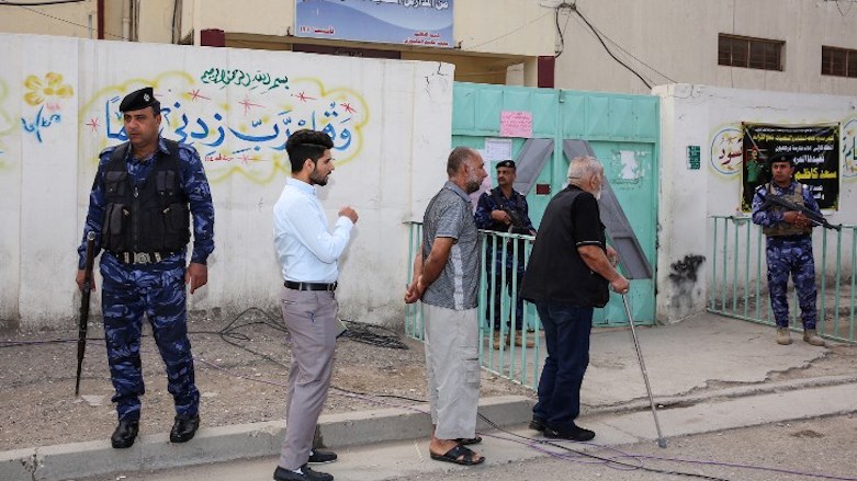 There was tight security at polling stations across Iraq as people turned out to cast their votes in the parliamentary elections, May 12, 2018. (Photo: AFP) 