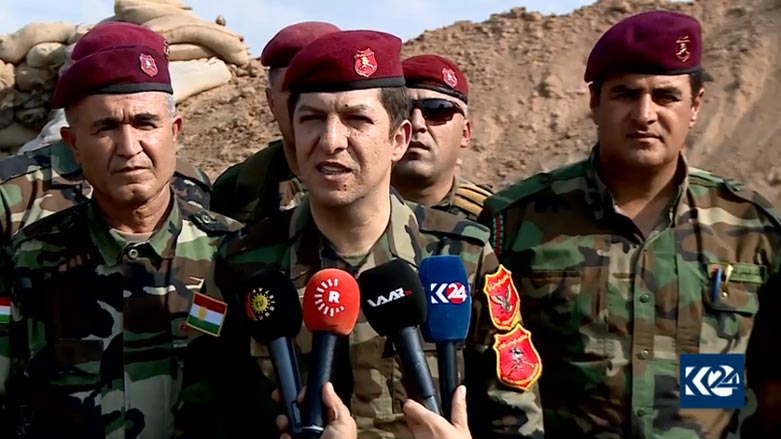 مه‌نسوور بارزانى: ئه‌وانه‌ی تۆمه‌ت بۆ پێشمه‌رگه‌ درووست ده‌كه‌ن كورد نین و ناتوانن به‌رگری له‌ مافی كورد بكه‌ن