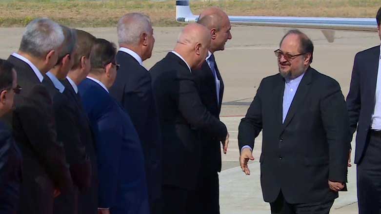 وزیر صنعت، معدن و تجارت ایران وارد پایتخت اقلیم کردستان شد
