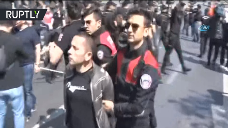 جه‌ژنی كرێكاران له‌ توركیا بوو به‌ شه‌ڕ و پێكدادان