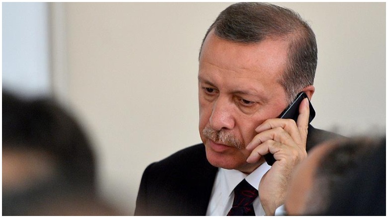 Erdogan pêwendiyeke telefonî li gel Sedir encam da