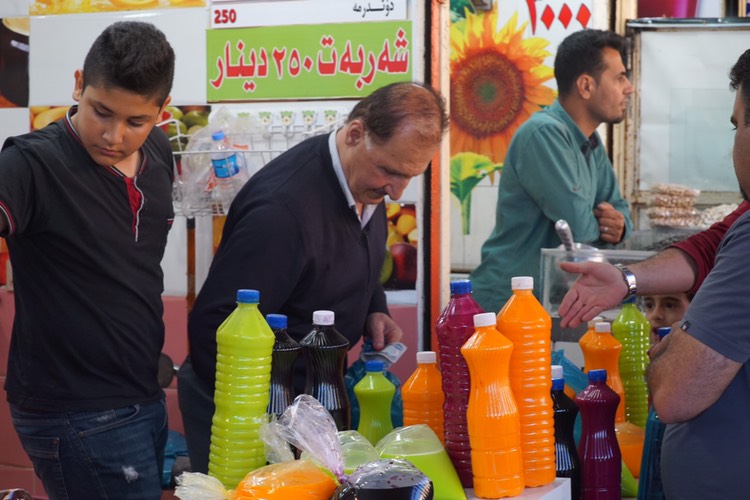 بەوێنە...شەربەت و شیرینی بازاڕی سلێمانی كۆنترۆڵ دەكات