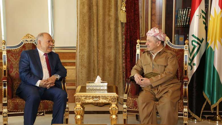 دبیر کل اتحادیە دانشگاه‌های عربی با آقای مسعود بارزانی دیدار کرد