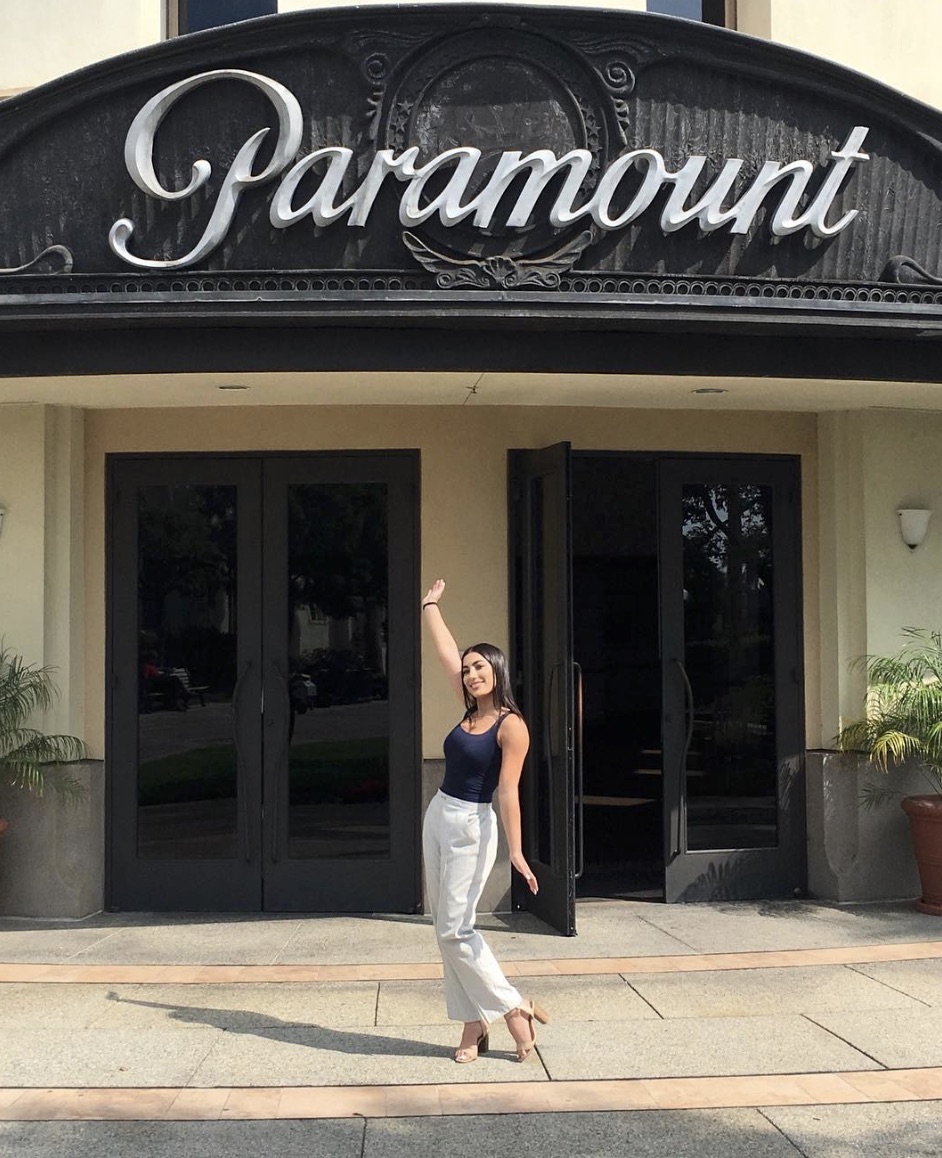 Nouri poses in front of the Paramount studio in Los Angeles, California, United States. (Photo: Instagram/Nouri)