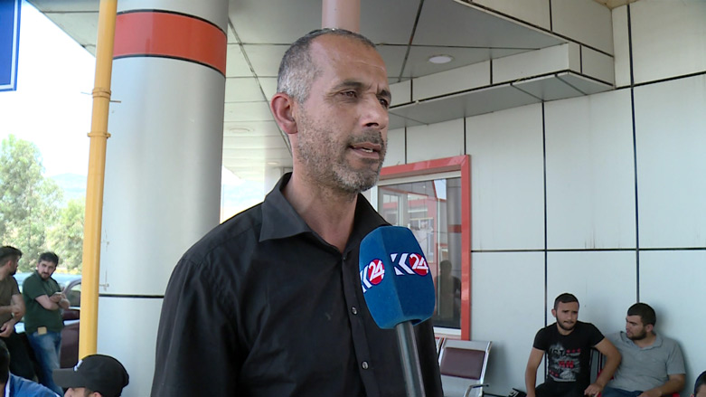 Sirwan Omar, a Kurdish migrant deported from Turkey to the Kurdistan Region, June 12, 2018. (Photo: Kurdistan 24)