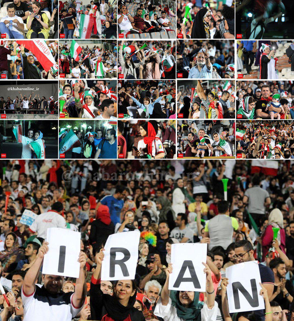 حضور زنان در استادیوم آزادی