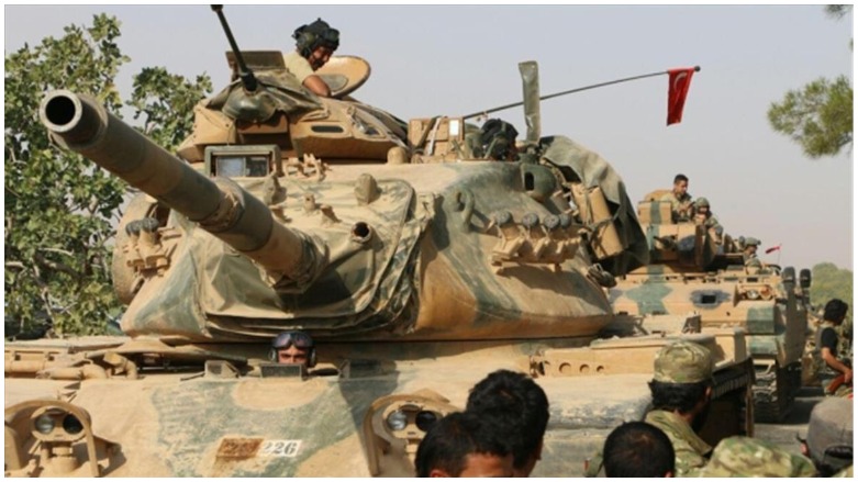 Hêzeke serbazî ya Tirkiyê li Minbicê bicî dibe