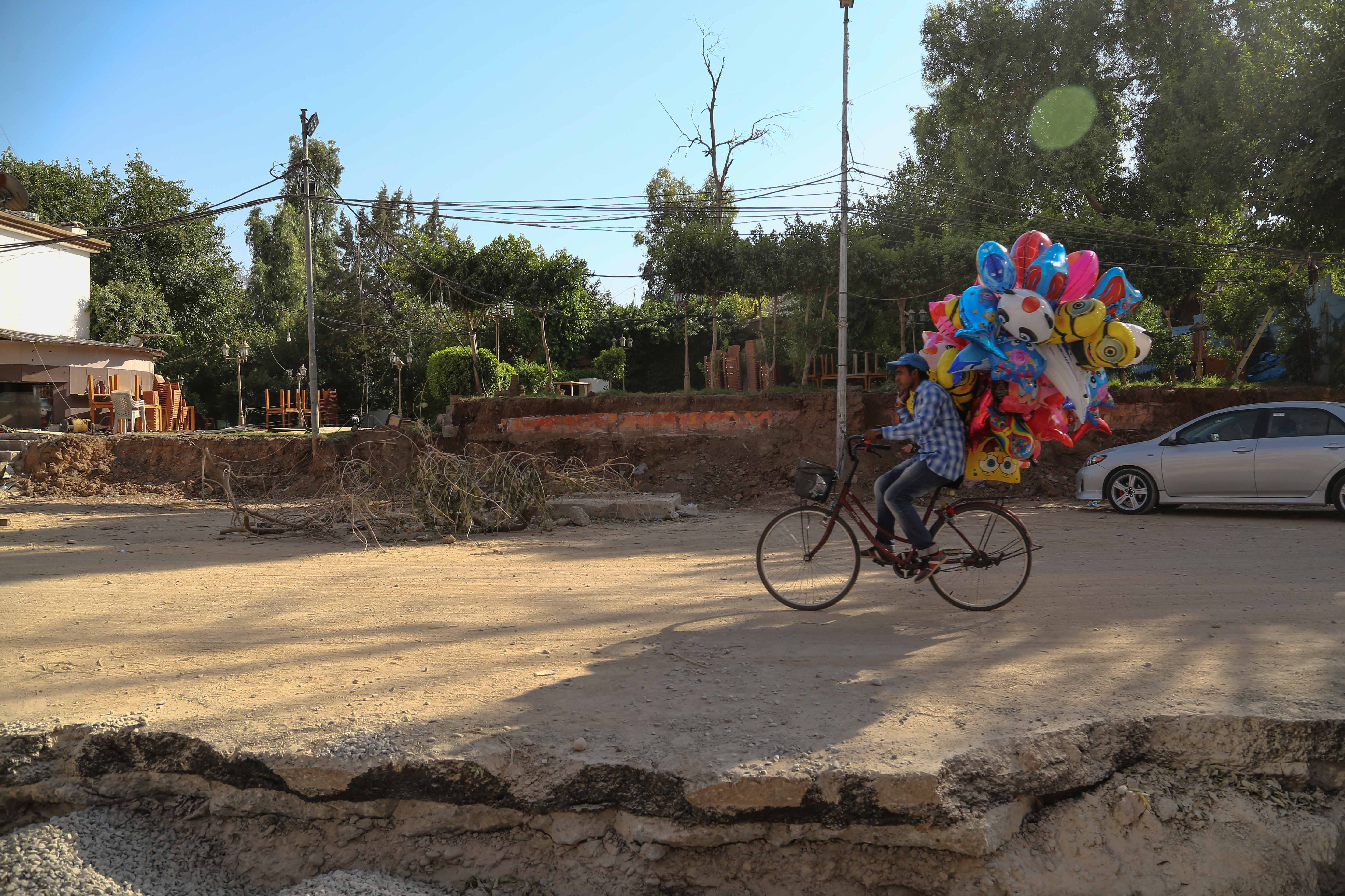 PHOTOS: Renovation of one of Erbil’s busiest streets has begun