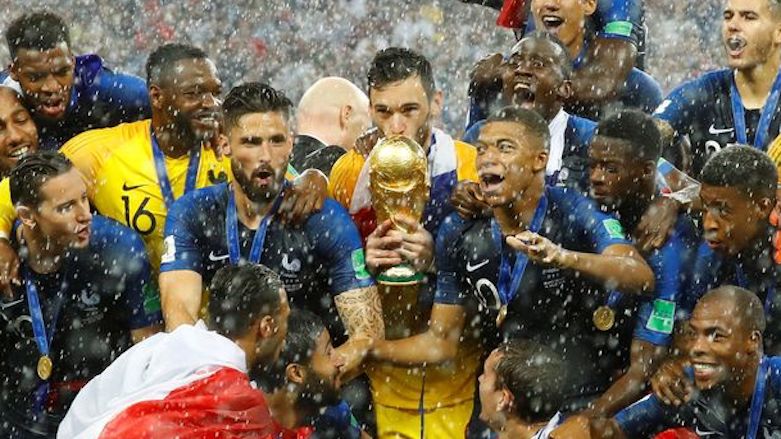 France captain Hugo Lloris lifts the World Cup trophy after his team's triumph over Croatia in the 2018 Final on July 15, 2018. (Photo: Reuters)