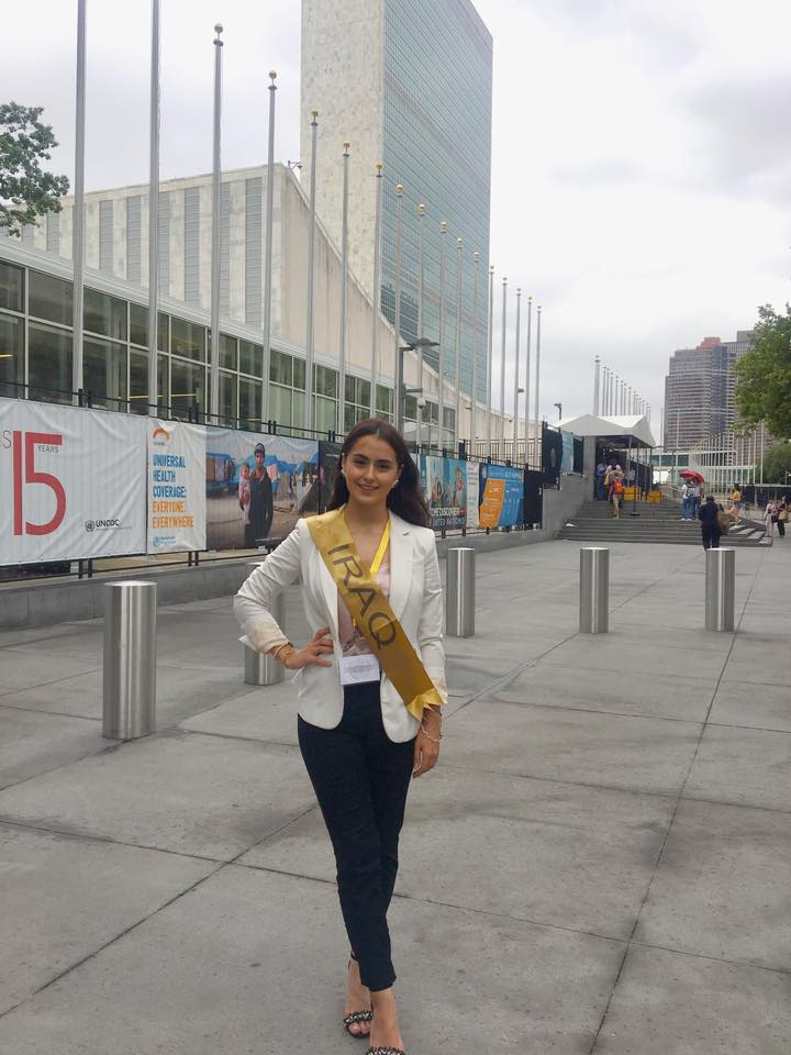 كچە كوردێك دەبێتە نوێنەری عێراقییەكان