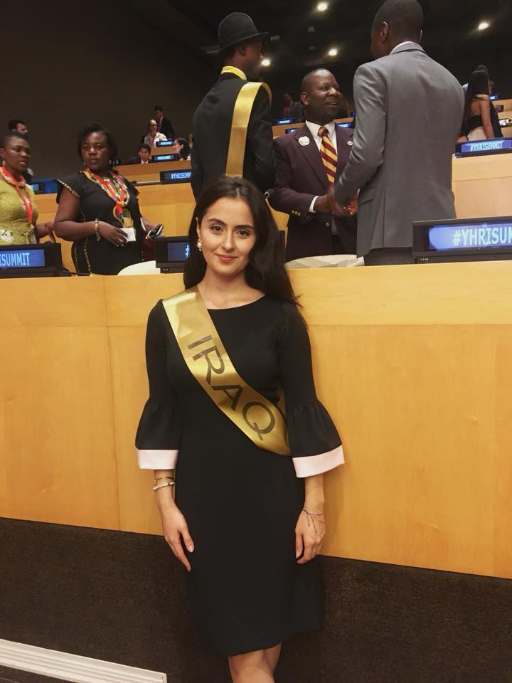 كچە كوردێك دەبێتە نوێنەری عێراقییەكان