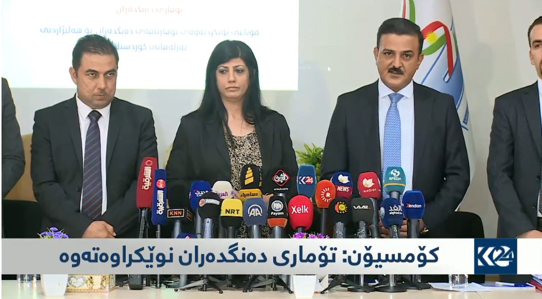 كۆميسيۆن: تۆمارى ده‌نگده‌رانى هه‌رێمى كوردستان له‌ ناوى دووباره‌ و مردووان و ئاواره‌ پاك كراوه‌ته‌وه‌