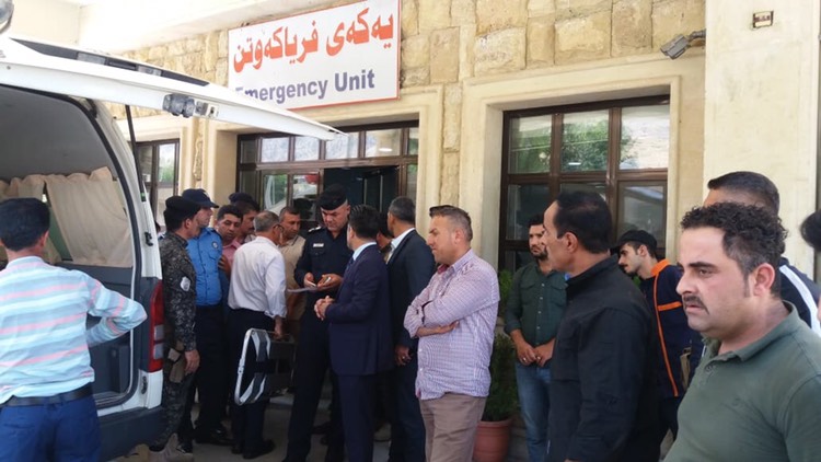 سێ گەشتیار لە دەریاچەی دوکان خنکان