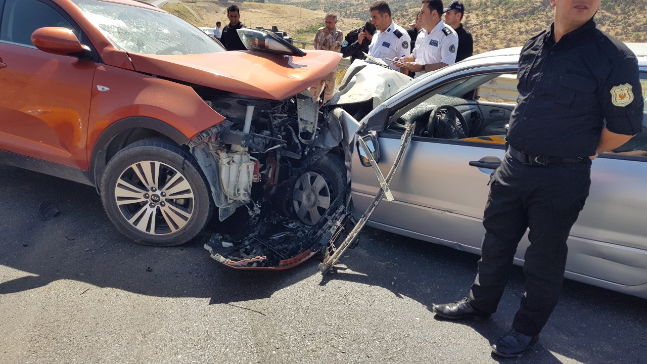 لە رووداوێكی ھاتووچۆدا 11 كەس برینداربوون