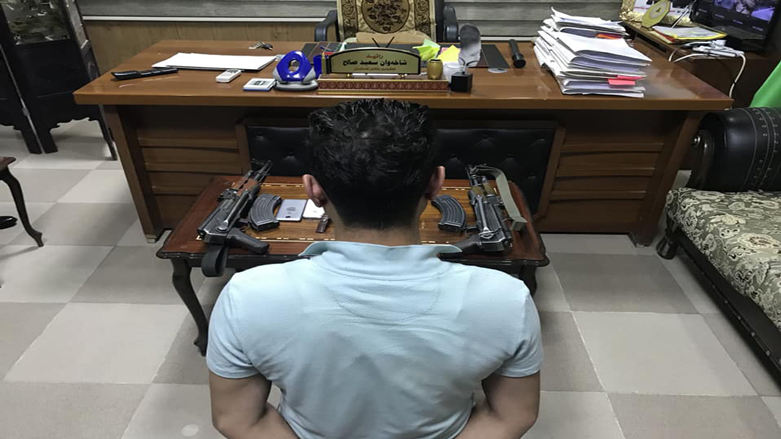 پۆلیسی ھەولێر تاوانبارێكی دەستگیركرد