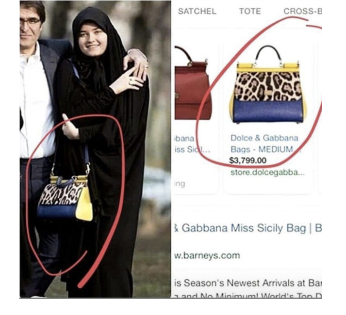 یاسه‌مین ئیشراقی به‌ جانتایه‌كی گرانبه‌هاوه‌ ده‌ركه‌وتووه‌