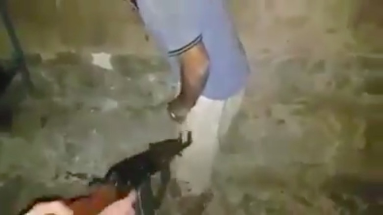 A screenshot from the video published by the Afrin Media Center.